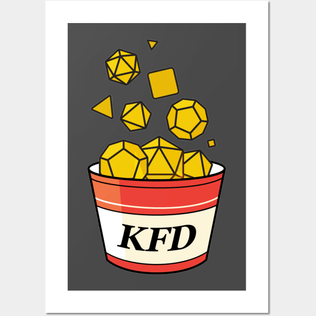 KFD Bucket Logo Wall Art by KYFriedDice